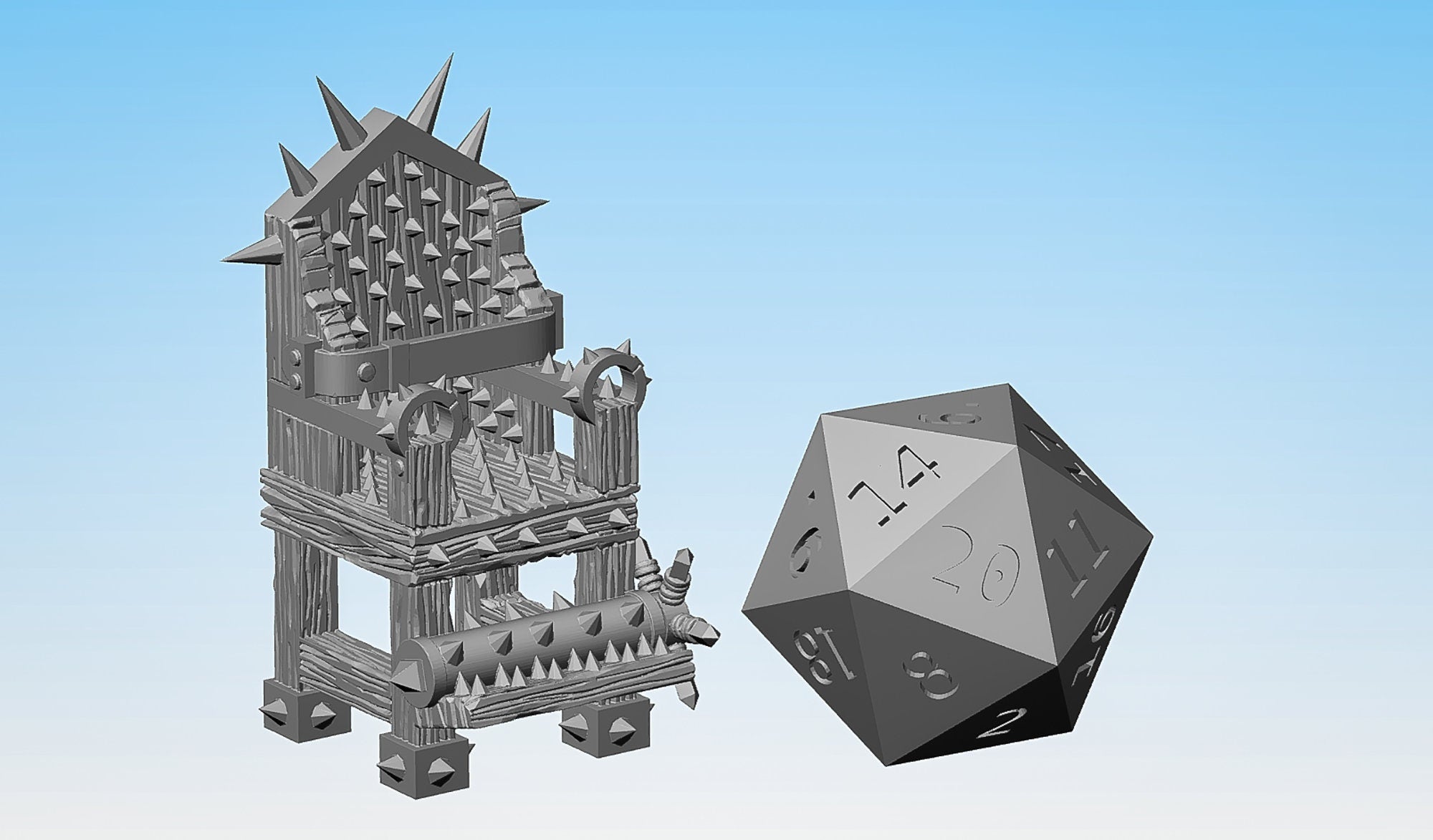 DUNGEON CLUTTER "Torture Chair"-Role Playing Miniatures