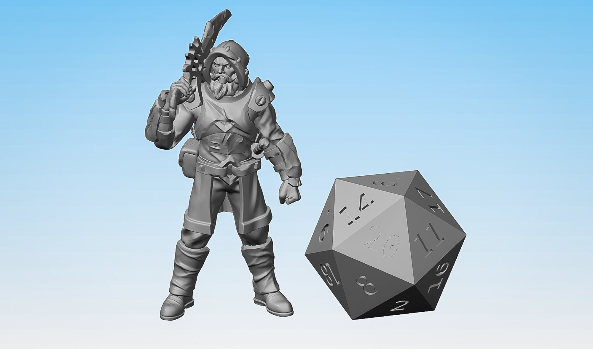 WITCH HUNTER (Witcher) "Hunter 02" | Dungeons and Dragons | DnD | Pathfinder | Tabletop | RPG | Hero Size | 28 mm-Role Playing Miniatures