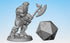 BARBARIAN Waraxe "Dragonpeak Barbarian A (m)" | Dungeons and Dragons | DnD | Pathfinder | Tabletop | RPG | Hero Size | 28 mm-Role Playing Miniatures