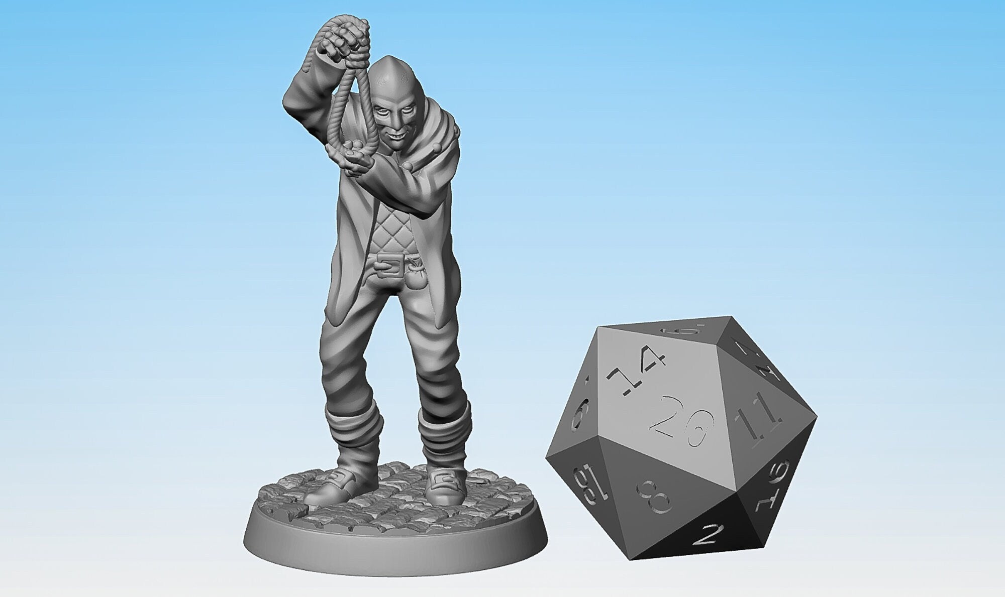 HANGMAN | Townsfolk Npc | Dungeons and Dragons | DnD | Pathfinder | Tabletop | RPG | Hero Size | 28 mm-Role Playing Miniatures