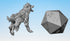GUARD DOG (B) "Barking"-Role Playing Miniatures