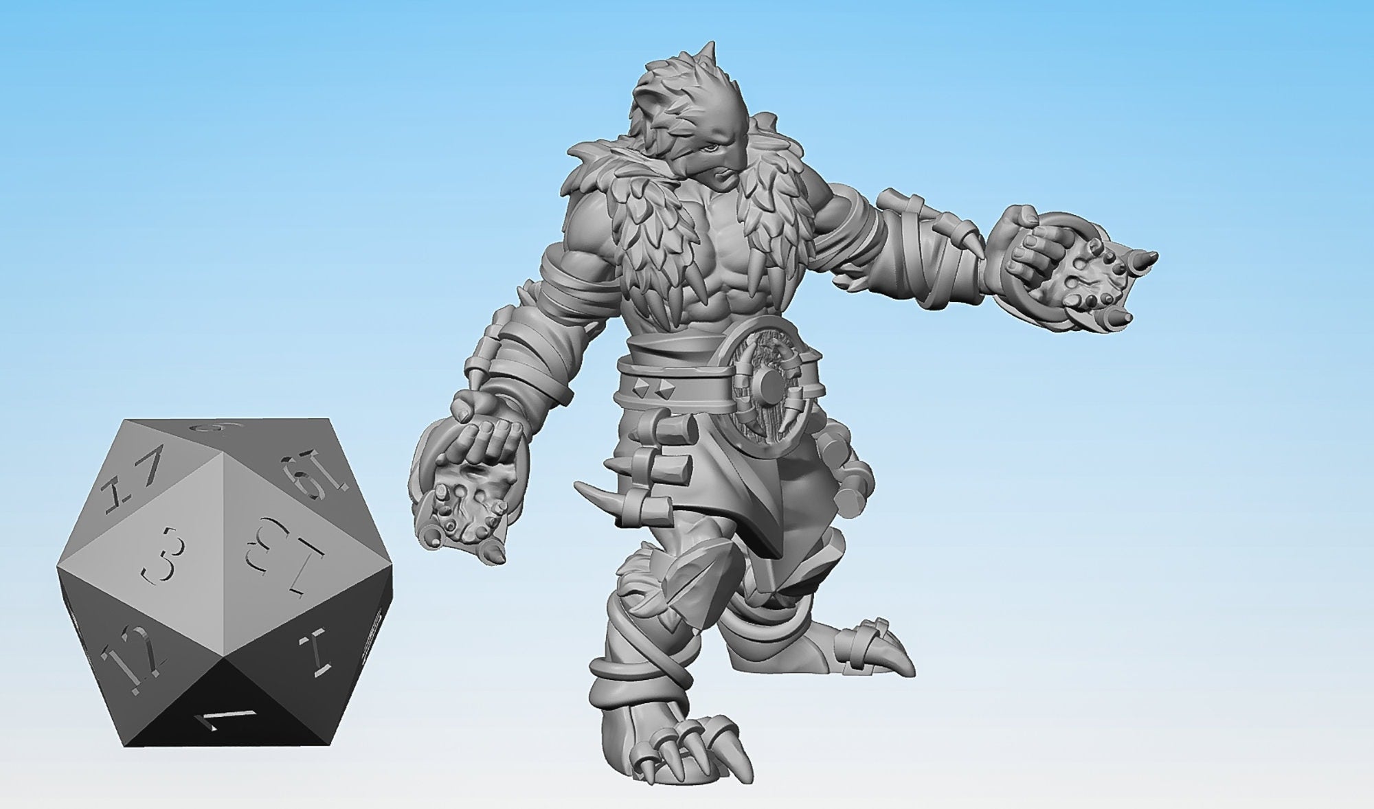 Beast Master "Claws"-Role Playing Miniatures