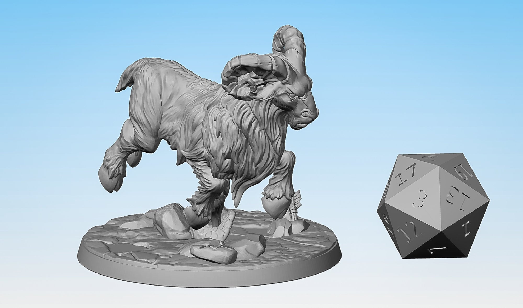 GIANT RAM (D)-Role Playing Miniatures