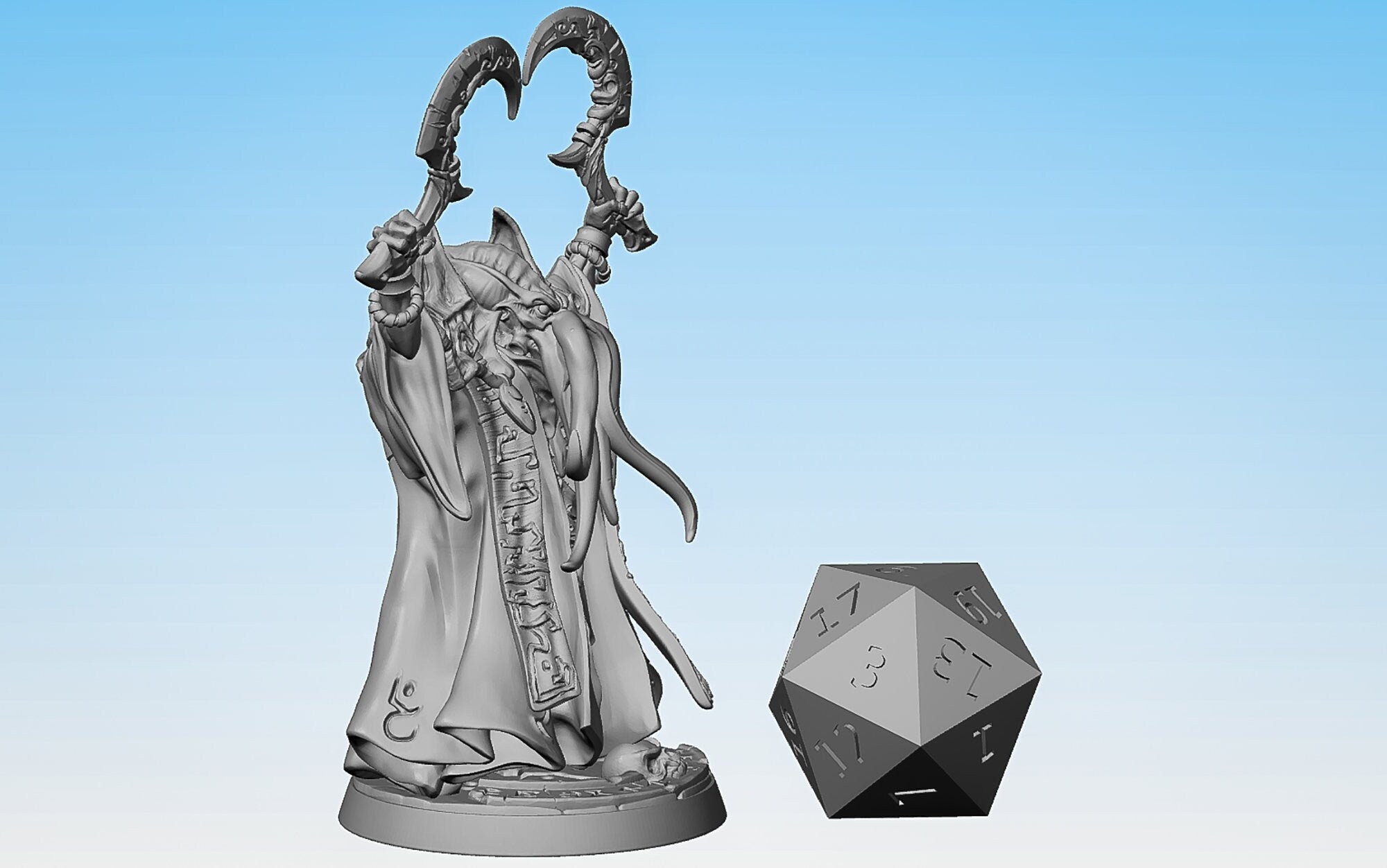 MINDFLAYER Illithid "House Mora Slathaai D" | Dungeons and Dragons | DnD | Pathfinder | Tabletop | RPG | Hero Size | 28 mm-Role Playing Miniatures
