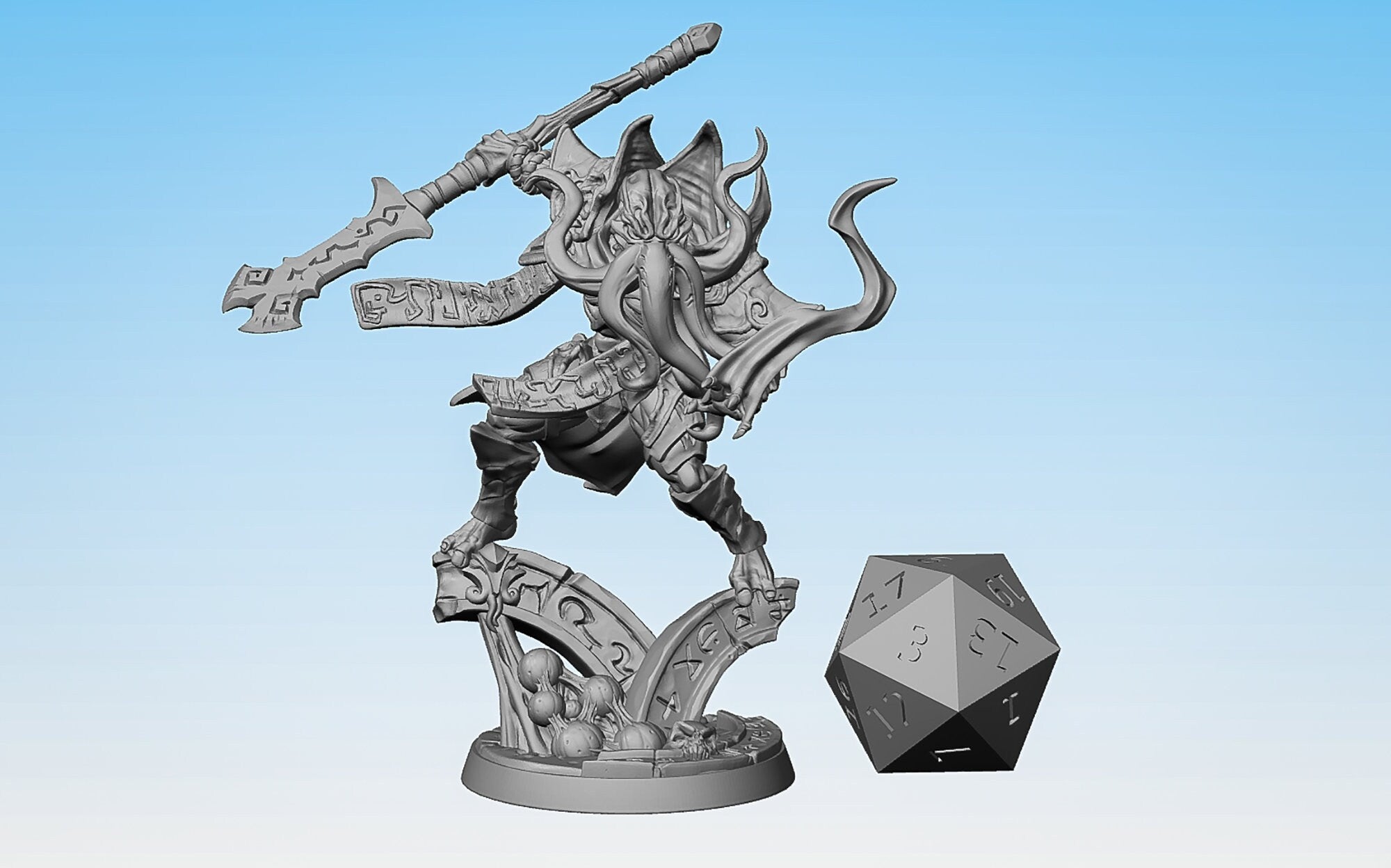 MINDFLAYER Illithid "Oslag the Zeekmaster"-Role Playing Miniatures
