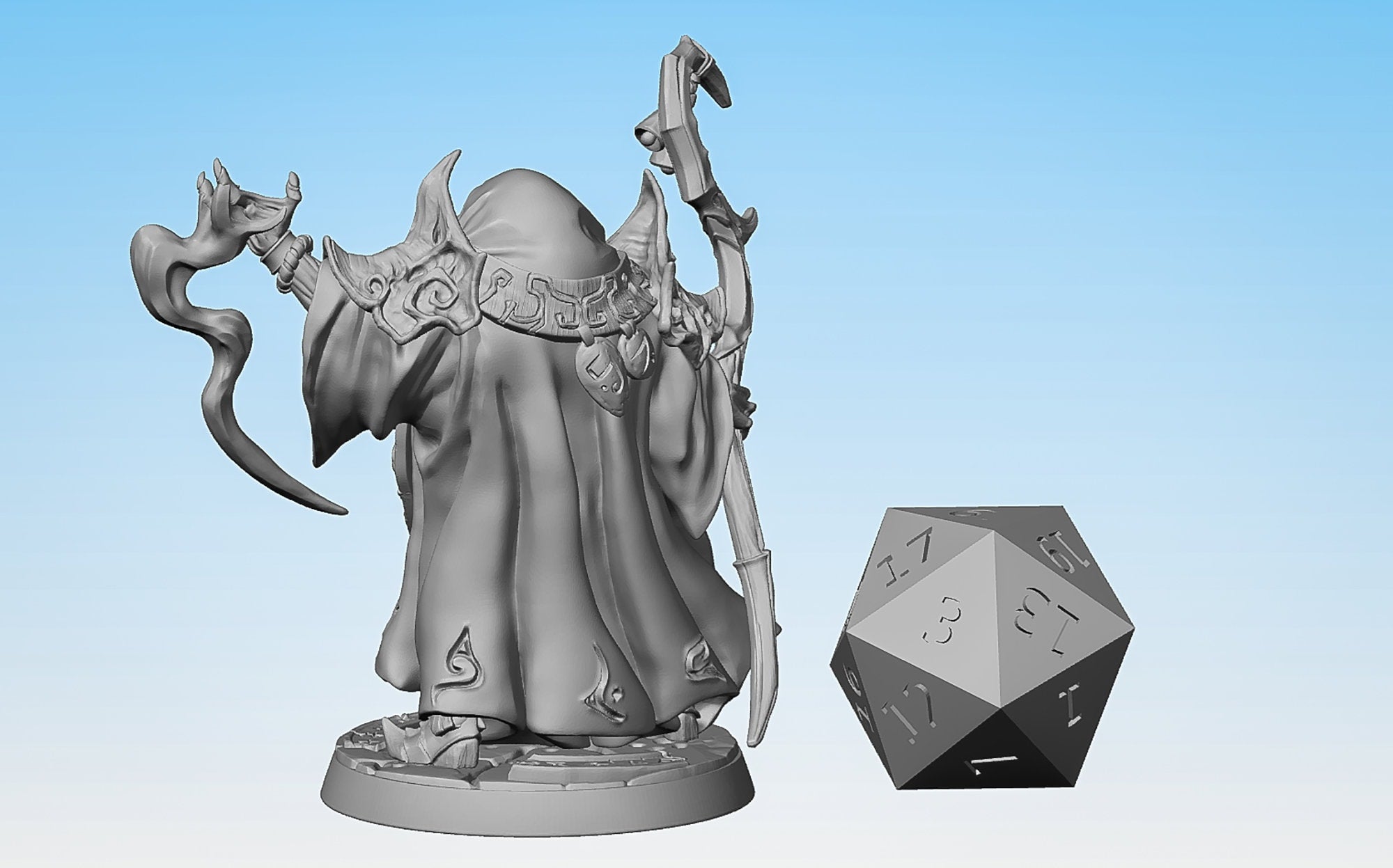 MINDFLAYER Illithid "House Mora Slathaai B" | Dungeons and Dragons | DnD | Pathfinder | Tabletop | RPG | Hero Size | 28 mm-Role Playing Miniatures