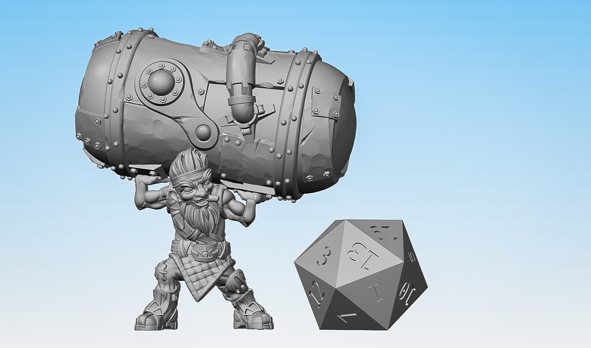 Gnomish Artificers A | Dungeons and Dragons | DnD | Pathfinder | Tabletop | RPG | Hero Size | 28 mm-Role Playing Miniatures