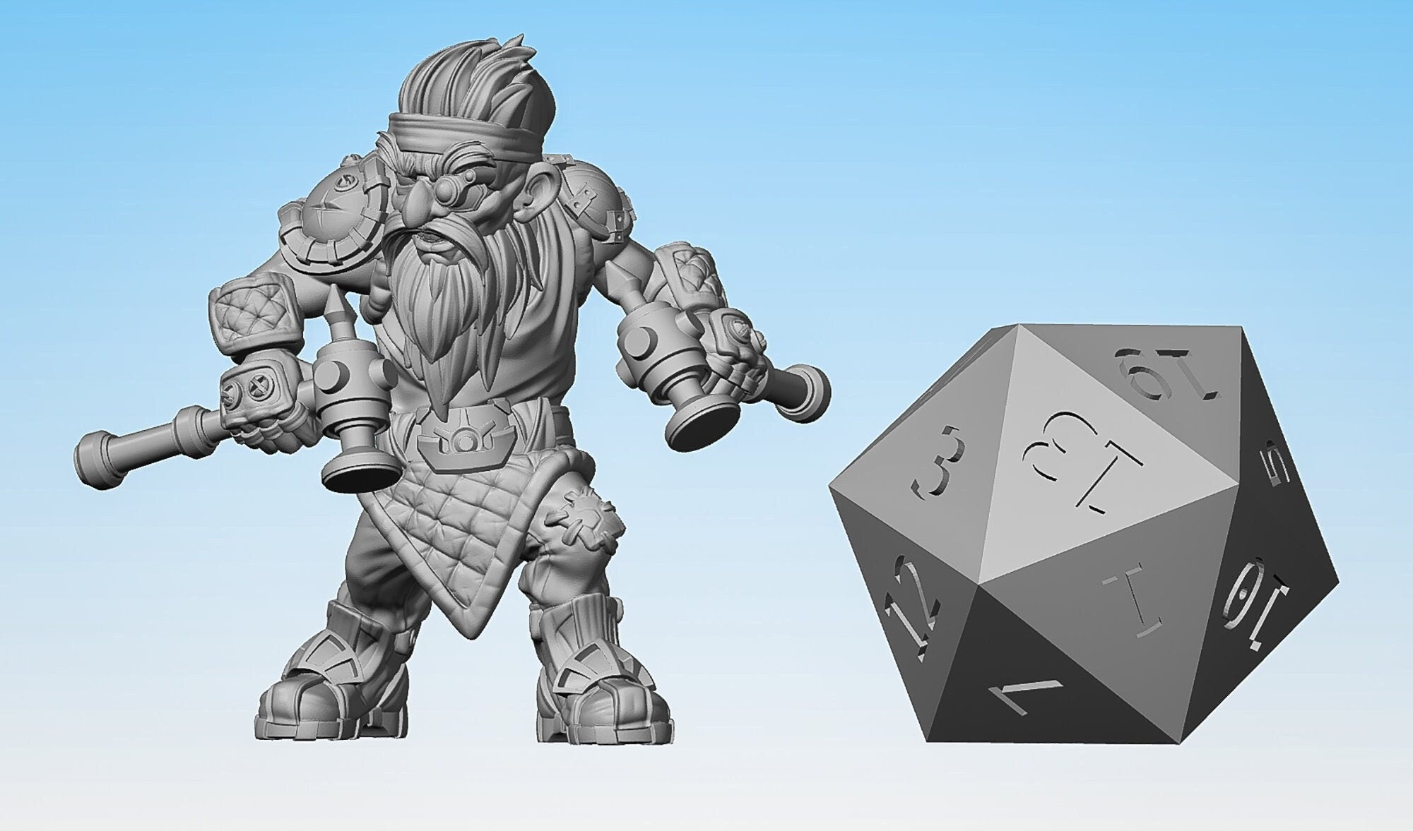 Gnomish Artificers B | Dungeons and Dragons | DnD | Pathfinder | Tabletop | RPG | Hero Size | 28 mm-Role Playing Miniatures