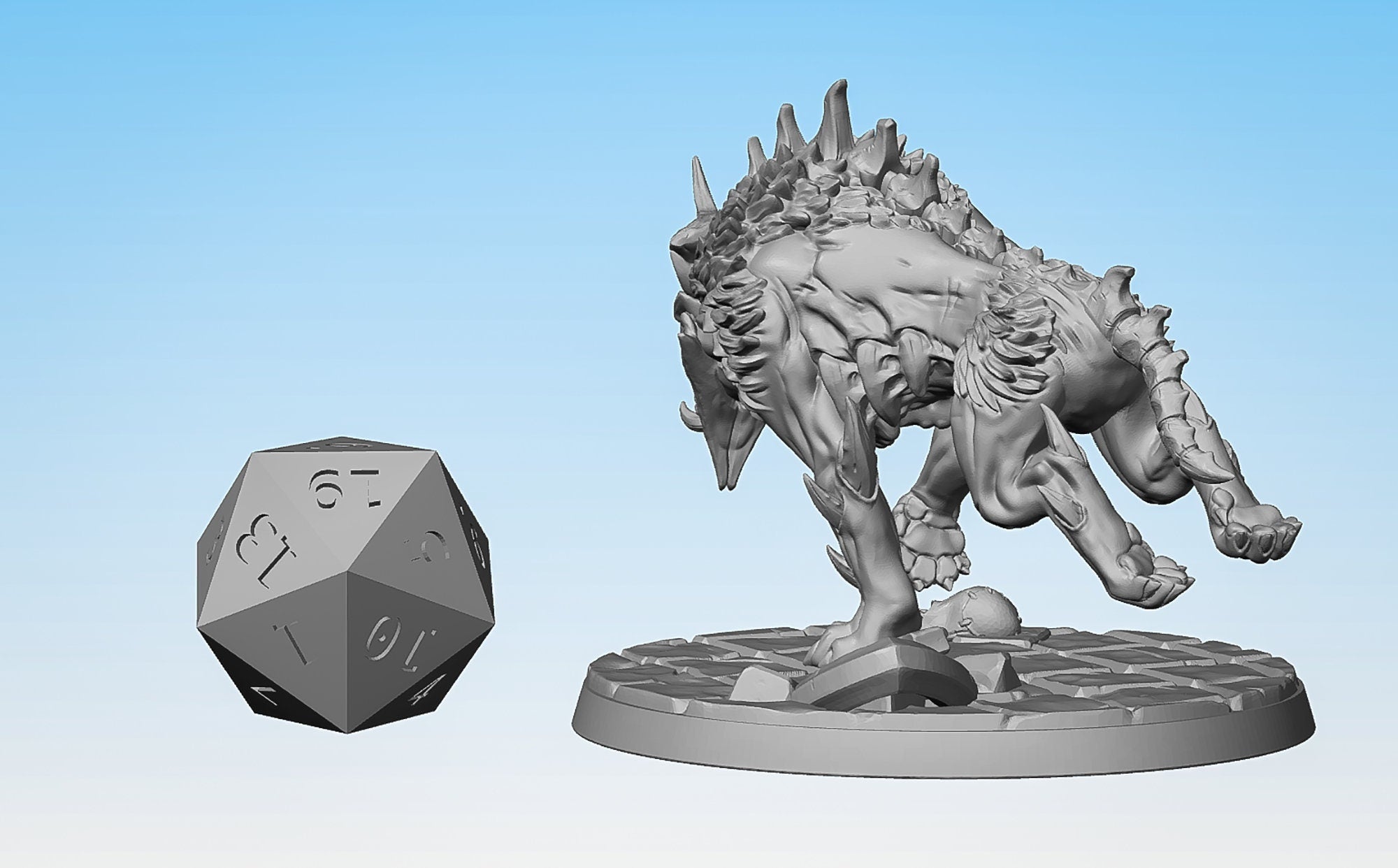 BAALS DEMONHOUND "A"-Role Playing Miniatures