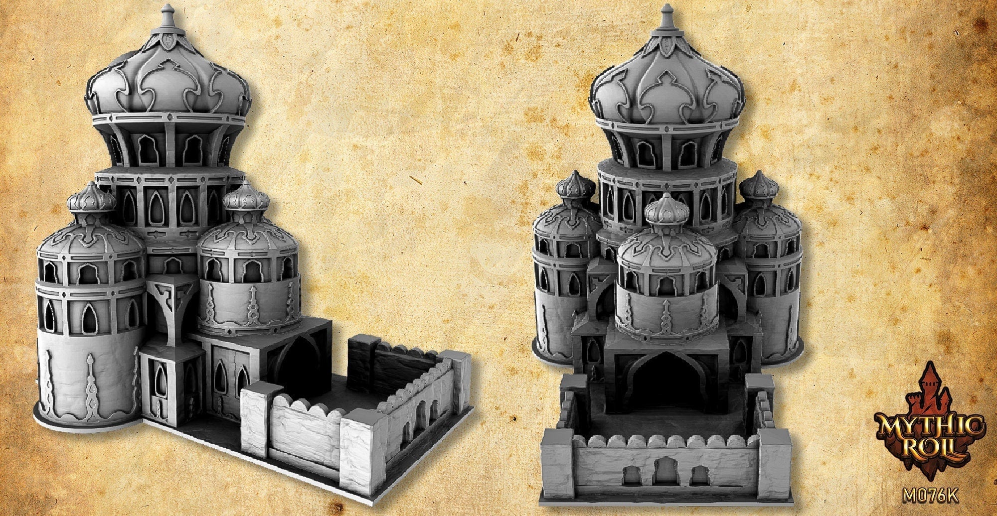 AL QALA | Dice Tower | Mythic Roll | Dungeons & Dragons | Gaming Accessoires | Tabletop | DnD | RPG | Fantasy | 3D Print-Toys