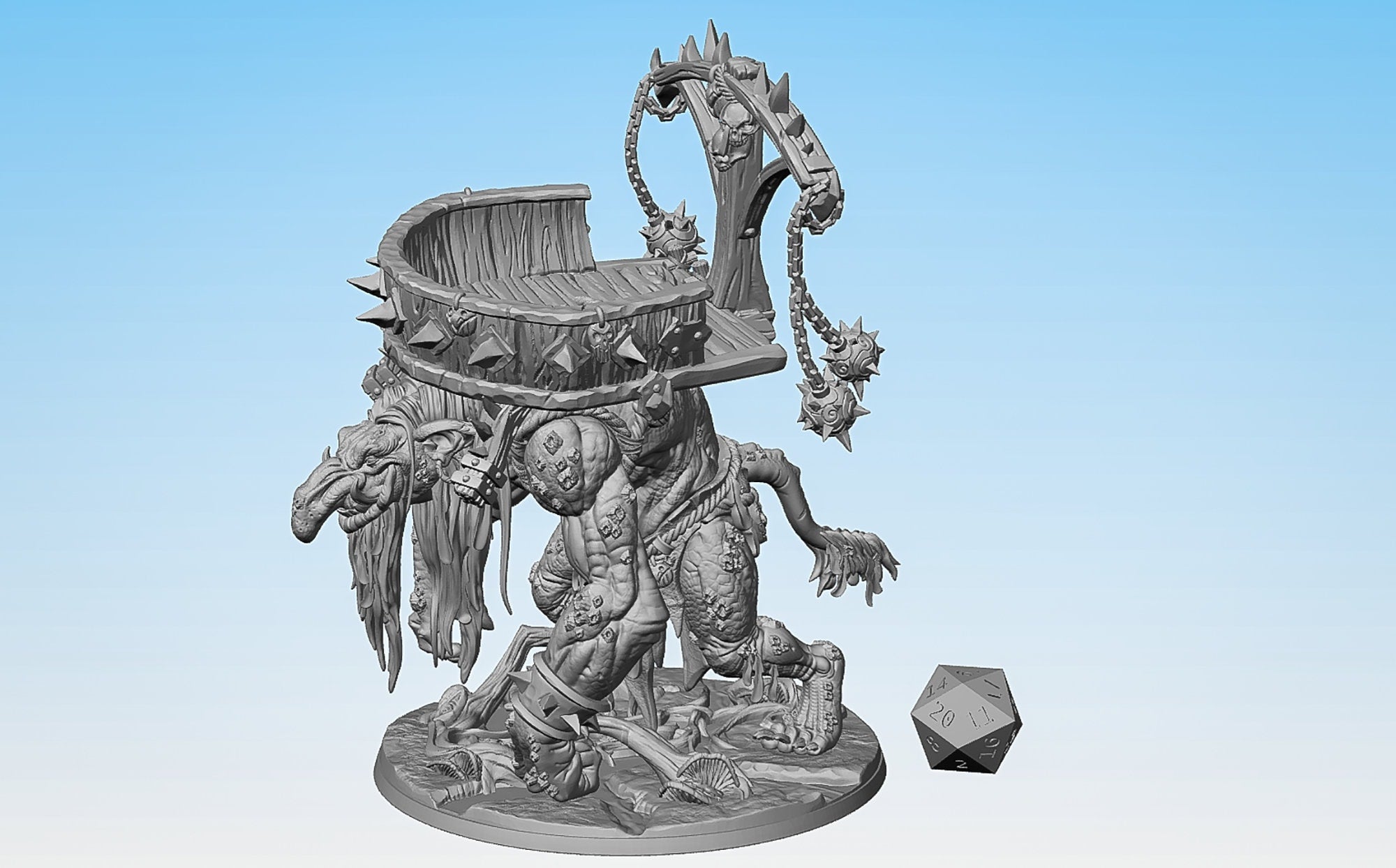 BOSS TROLL "Faldorn Giant Swamp Troll"-Role Playing Miniatures