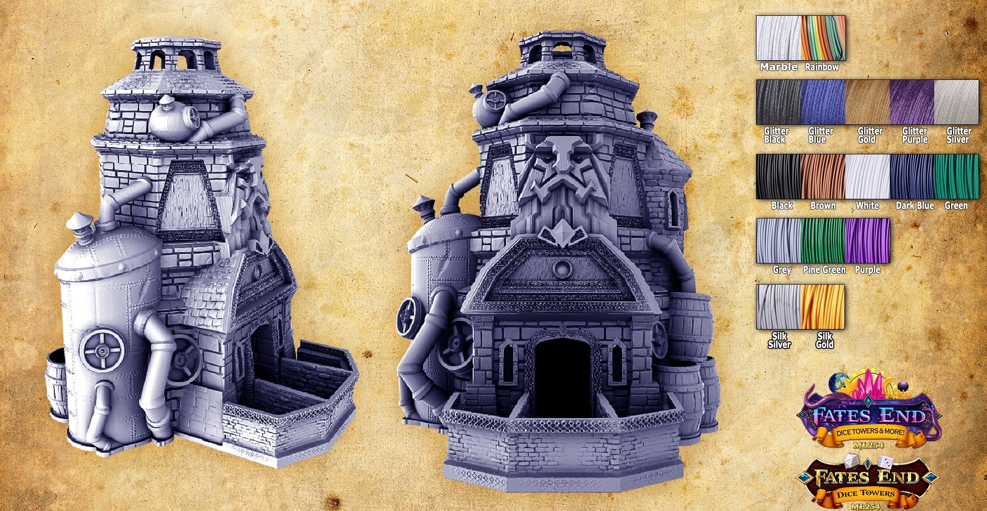 DWARVEN BREWERY | Dice Tower | Fate's End | Dungeons & Dragons | Gaming Accessoires | Tabletop | DnD | RPG | Fantasy-Toys