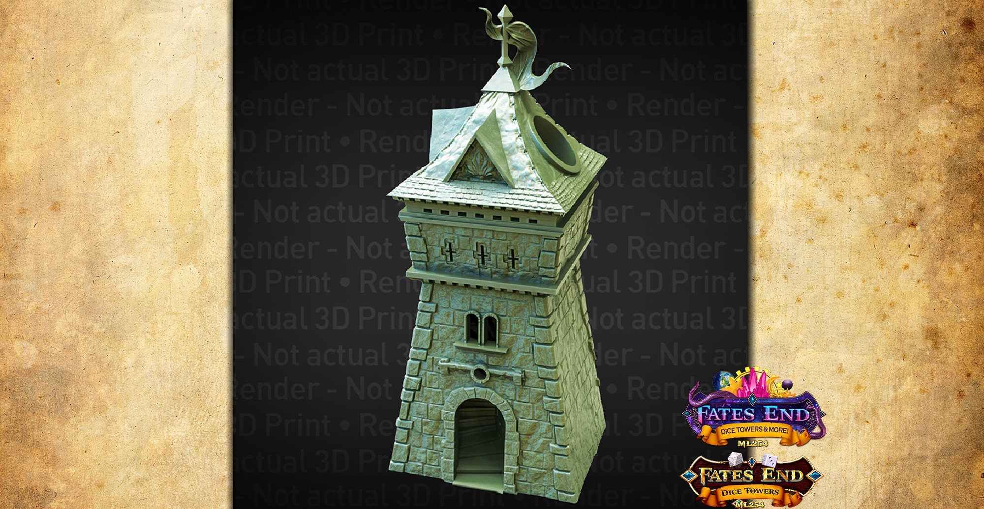 RANGER | Dice Tower | Fate's End | Dungeons & Dragons | Gaming Accessoires | Tabletop | DnD | RPG | Fantasy-Toys