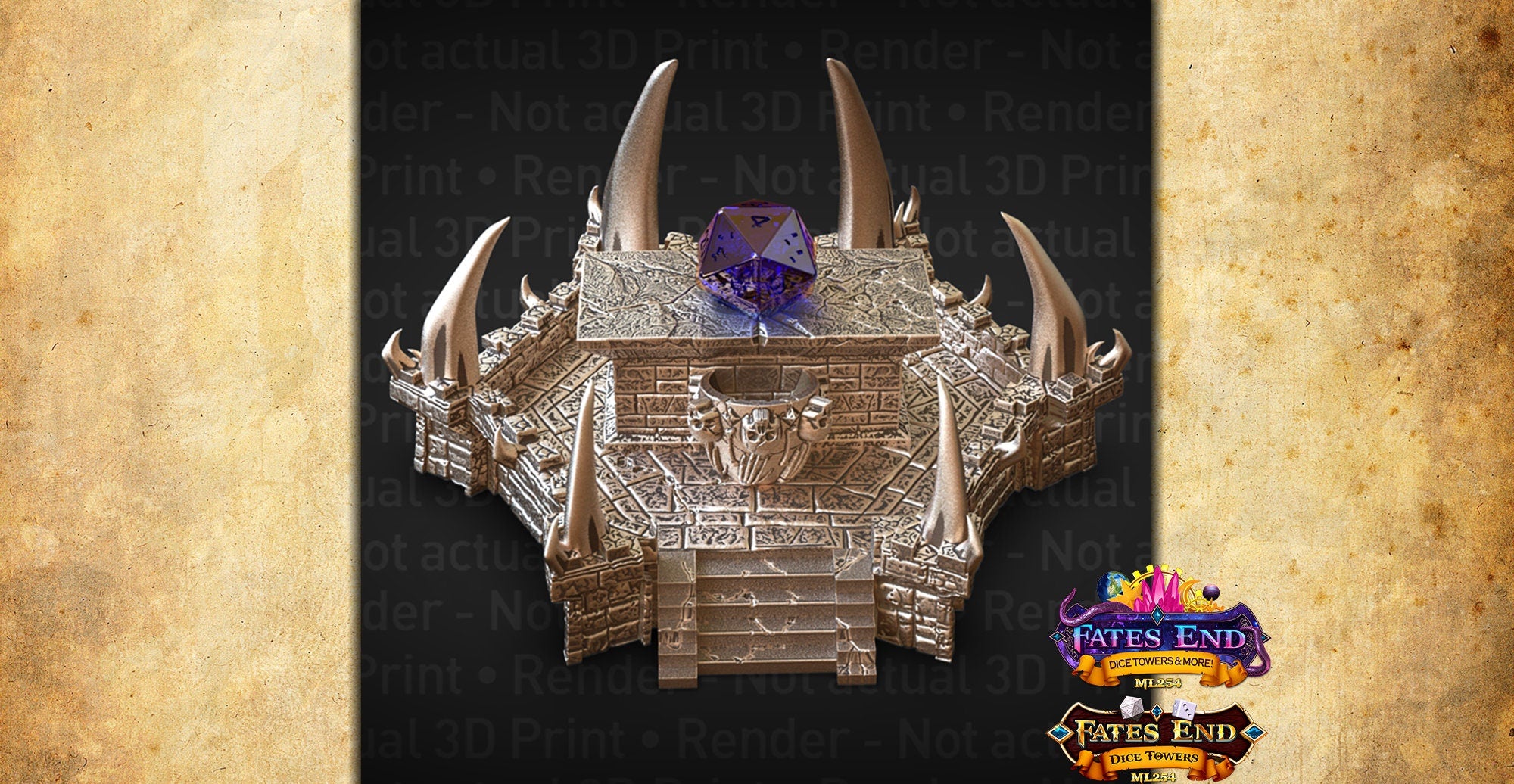 Dice Jail / Vault "Sacrifice Altar" | Dungeons & Dragons | Gaming Accessoires | Tabletop | DnD | RPG | Fantasy-Toys