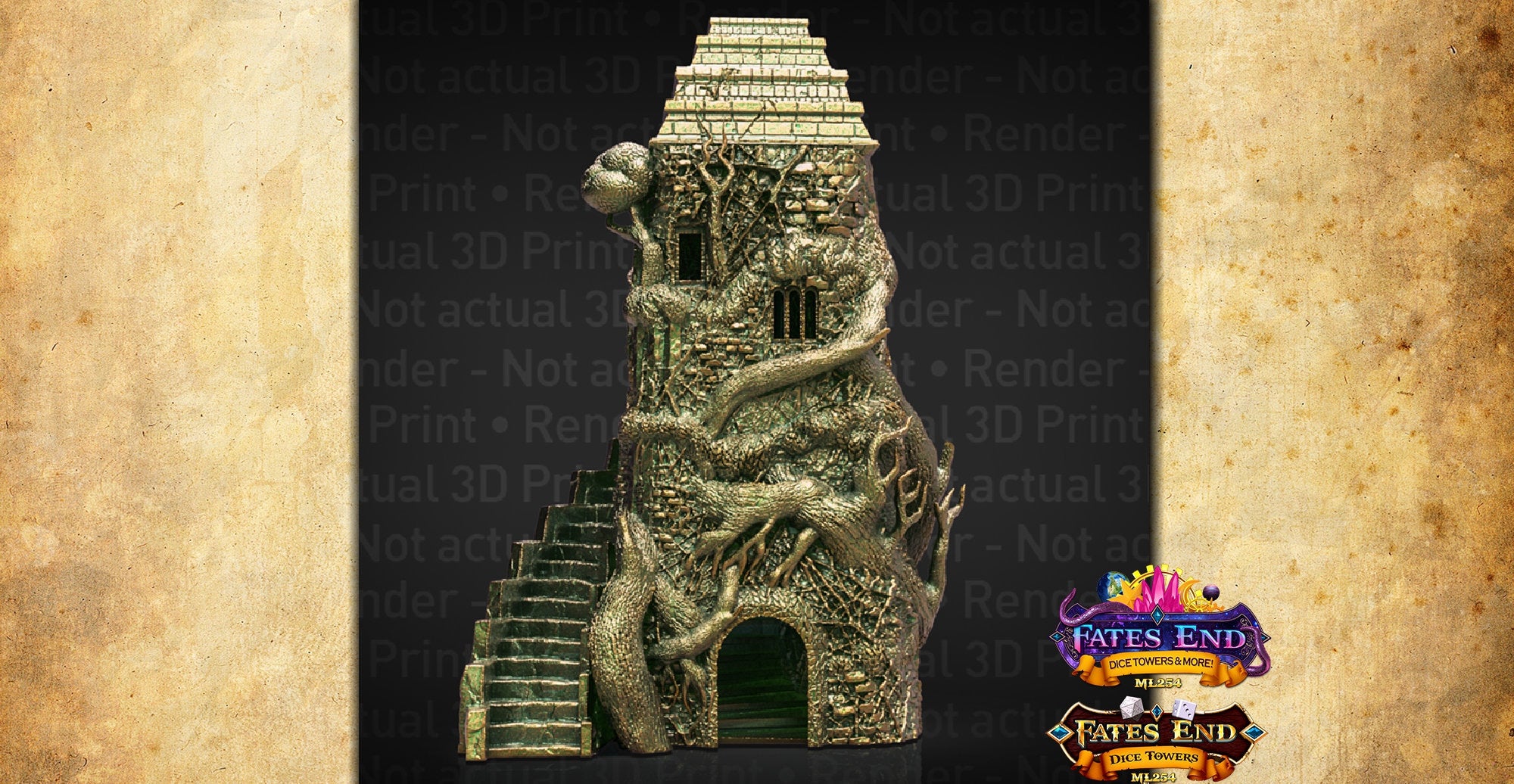 CENTAUR | Dice Tower | Fate's End | Dungeons & Dragons | Gaming Accessoires | Tabletop | DnD | RPG | Fantasy-Toys