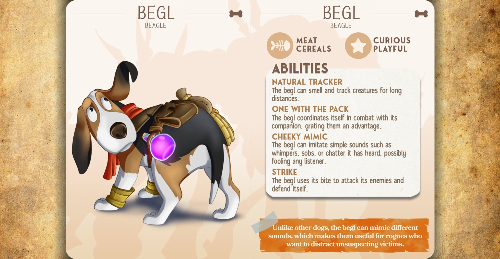 COMPANION "Begl The Beagle" | 8K | Dungeons and Dragons | DnD | Pathfinder | Tabletop | ttrpg | Wargaming | Warhammer | 28-32 mm-Role Playing Miniatures
